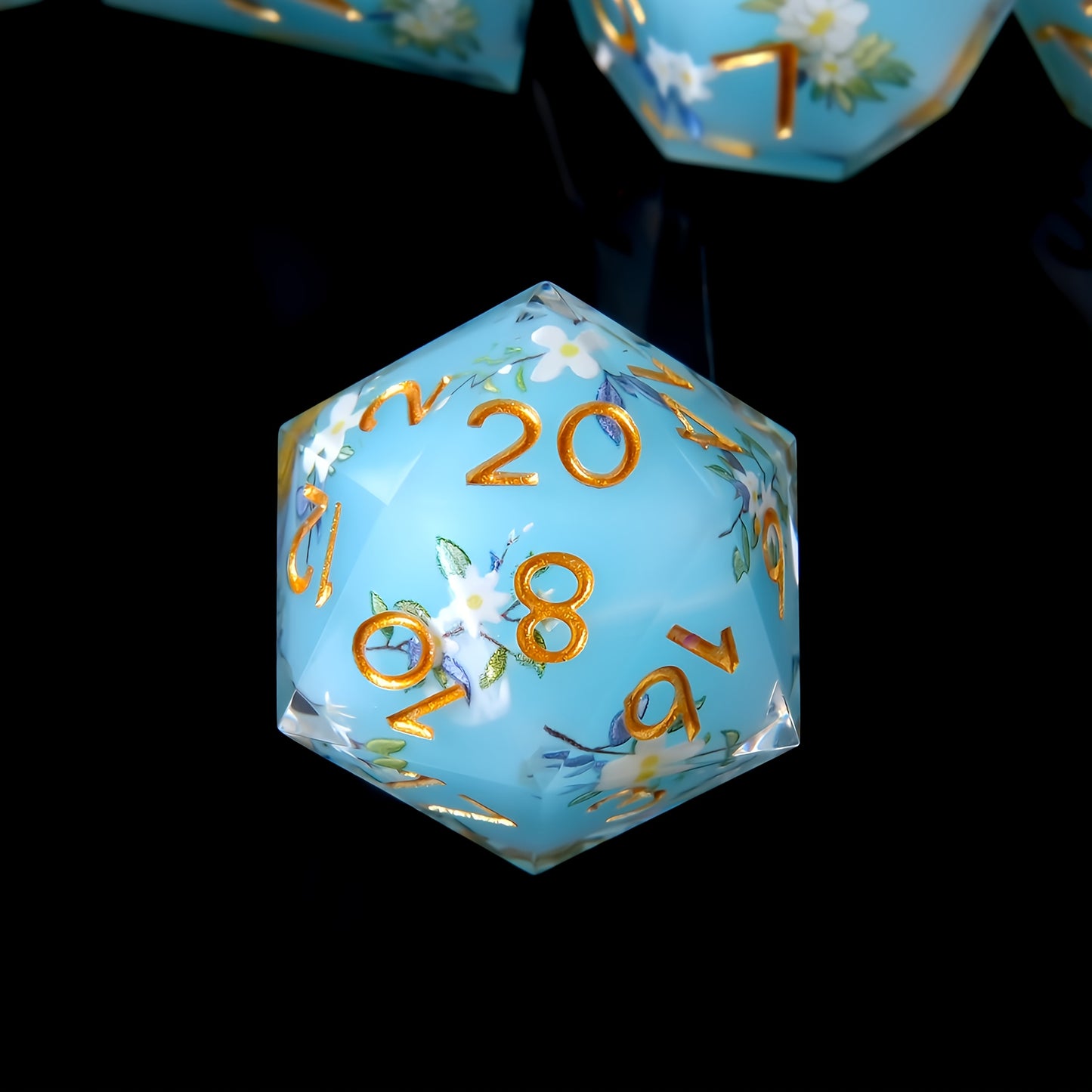 Skyflower • 7-Piece Resin Dice Set