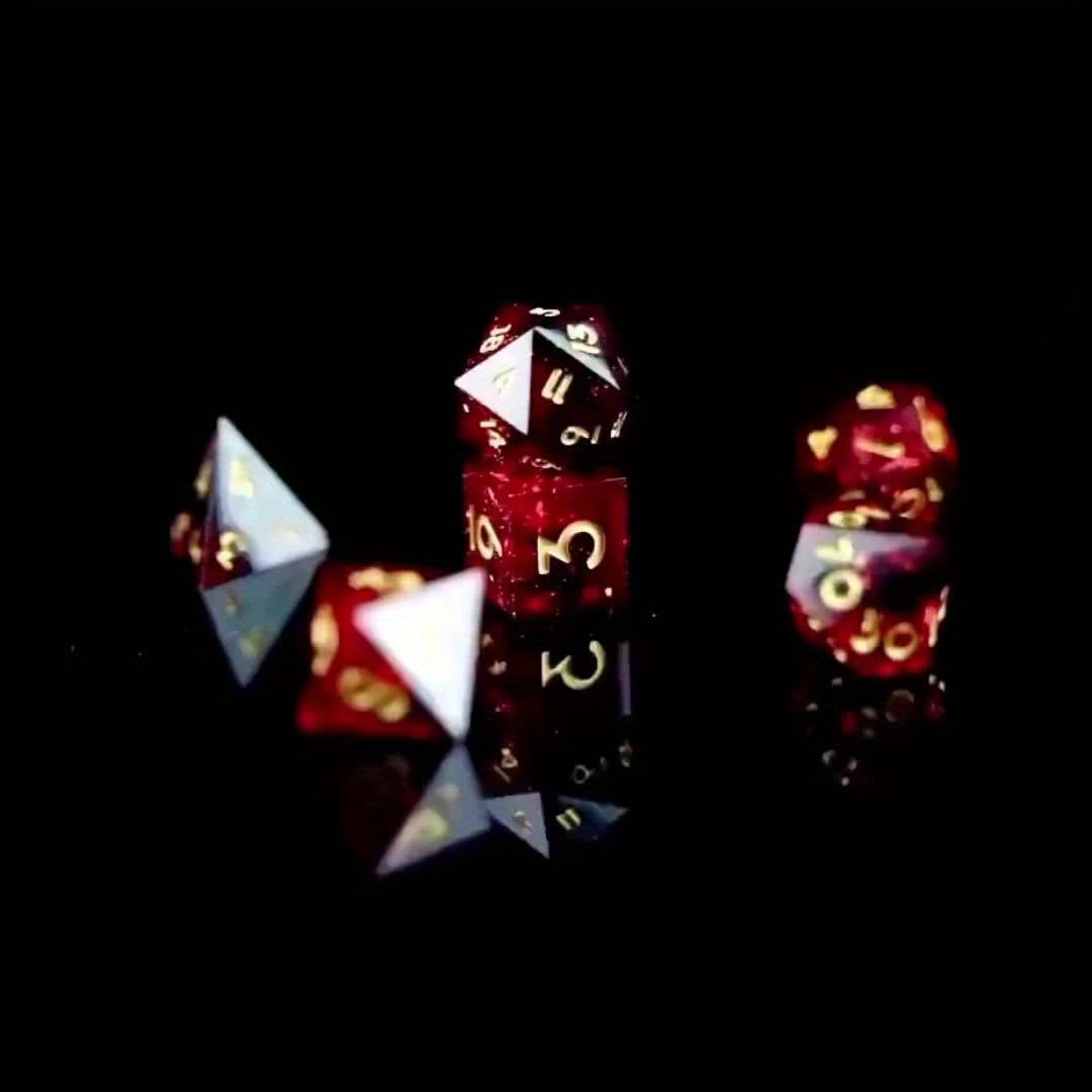 Phoenix Shard • 7-Piece Resin Dice Set