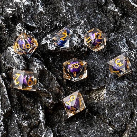 Eye of Dominion • 7-Piece Liquid Core Dice Set