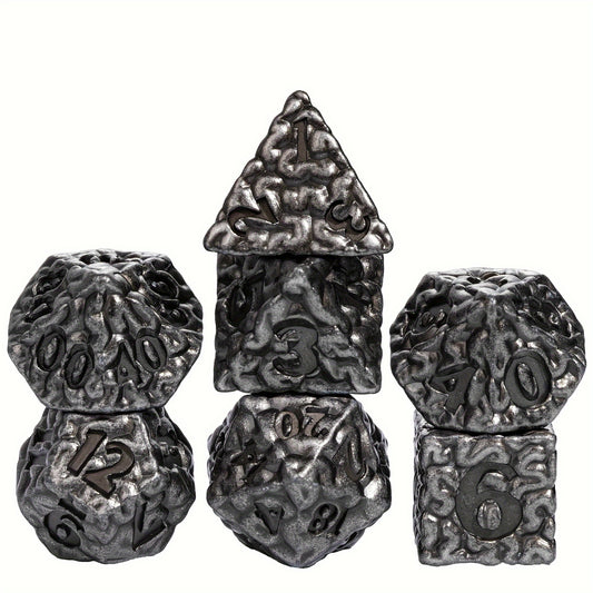 Withered Mind • 7-Piece Metal Dice Set