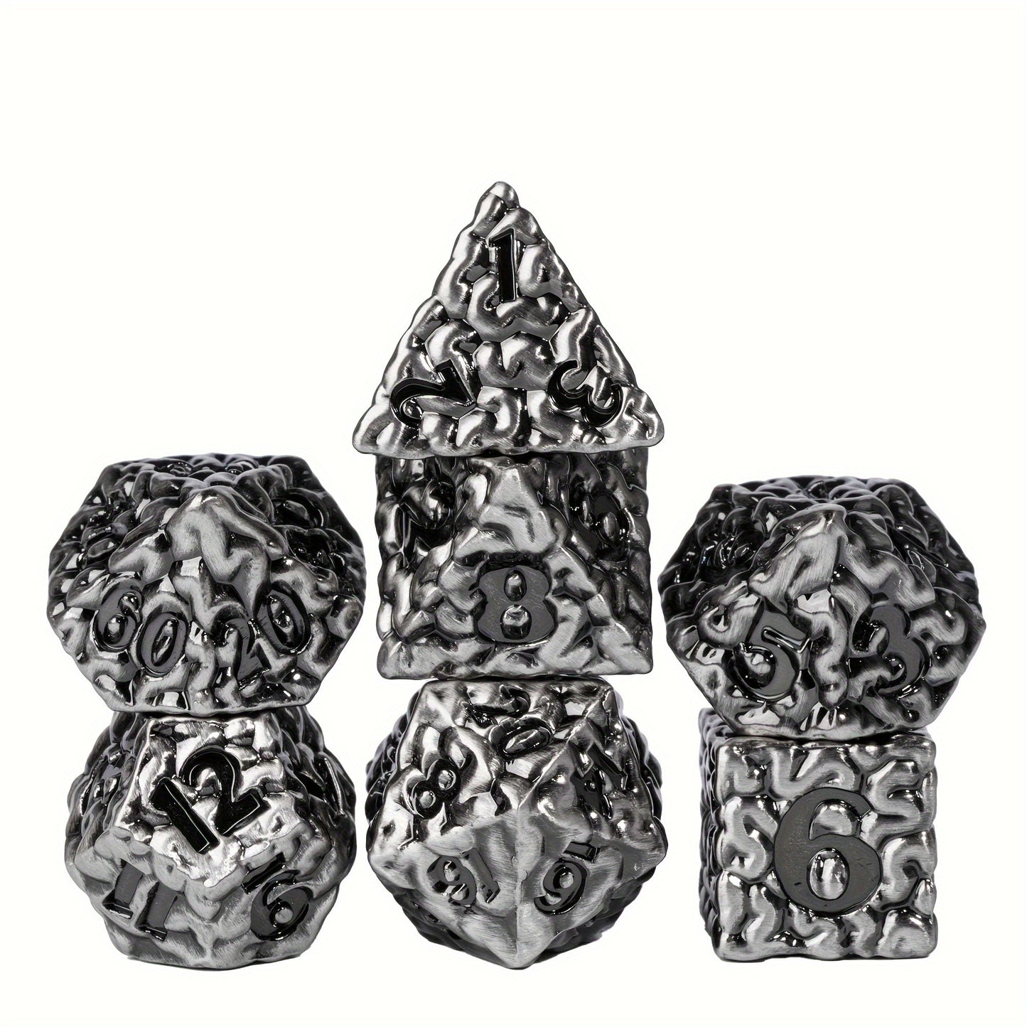 Tainted Mind • 7-Piece Metal Dice Set