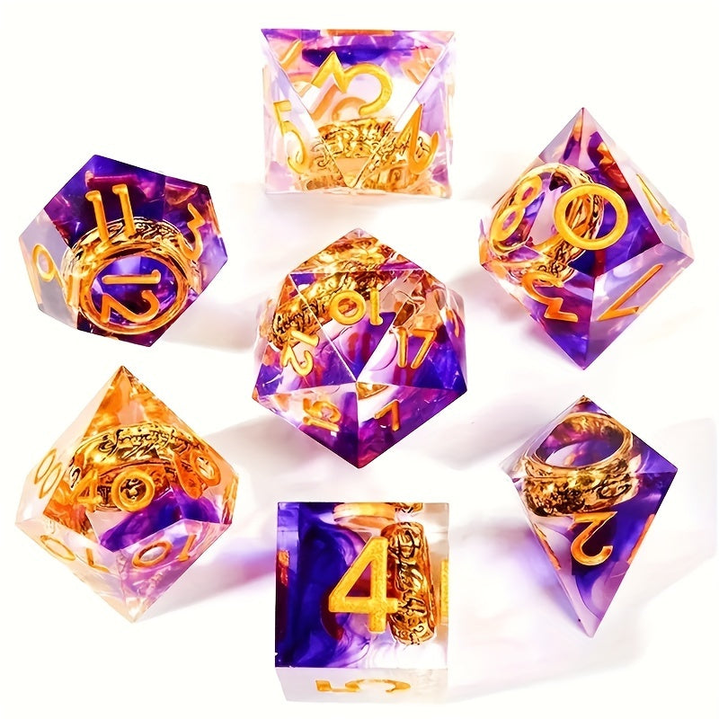 Arcane Tempest • 7-Piece Liquid Core Dice Set