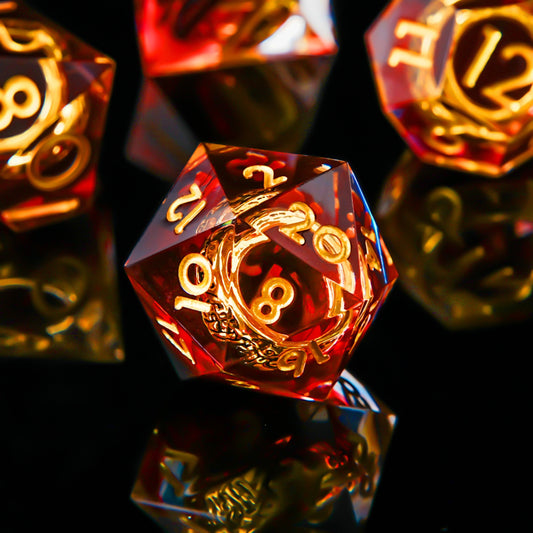 Ringbearer’s Fate • 7-Piece Liquid Core Dice Set