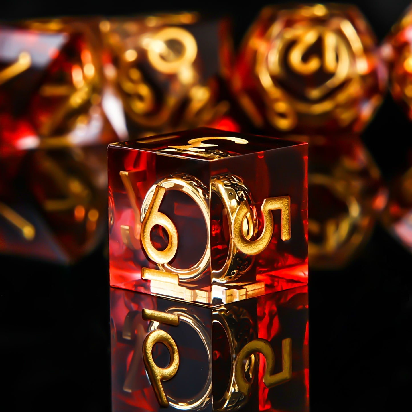 Ringbearer’s Fate • 7-Piece Liquid Core Dice Set