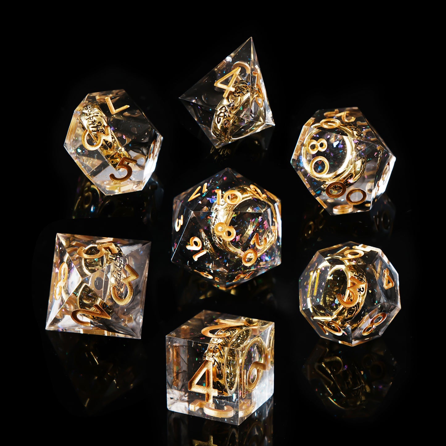 Dungeon’s Legacy • 7-Piece Resin Dice Set